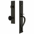 thumbnail image 4 of Grandeur Carre Single Cylinder Handleset with S Grip and Coventry Knob, 4 of 5