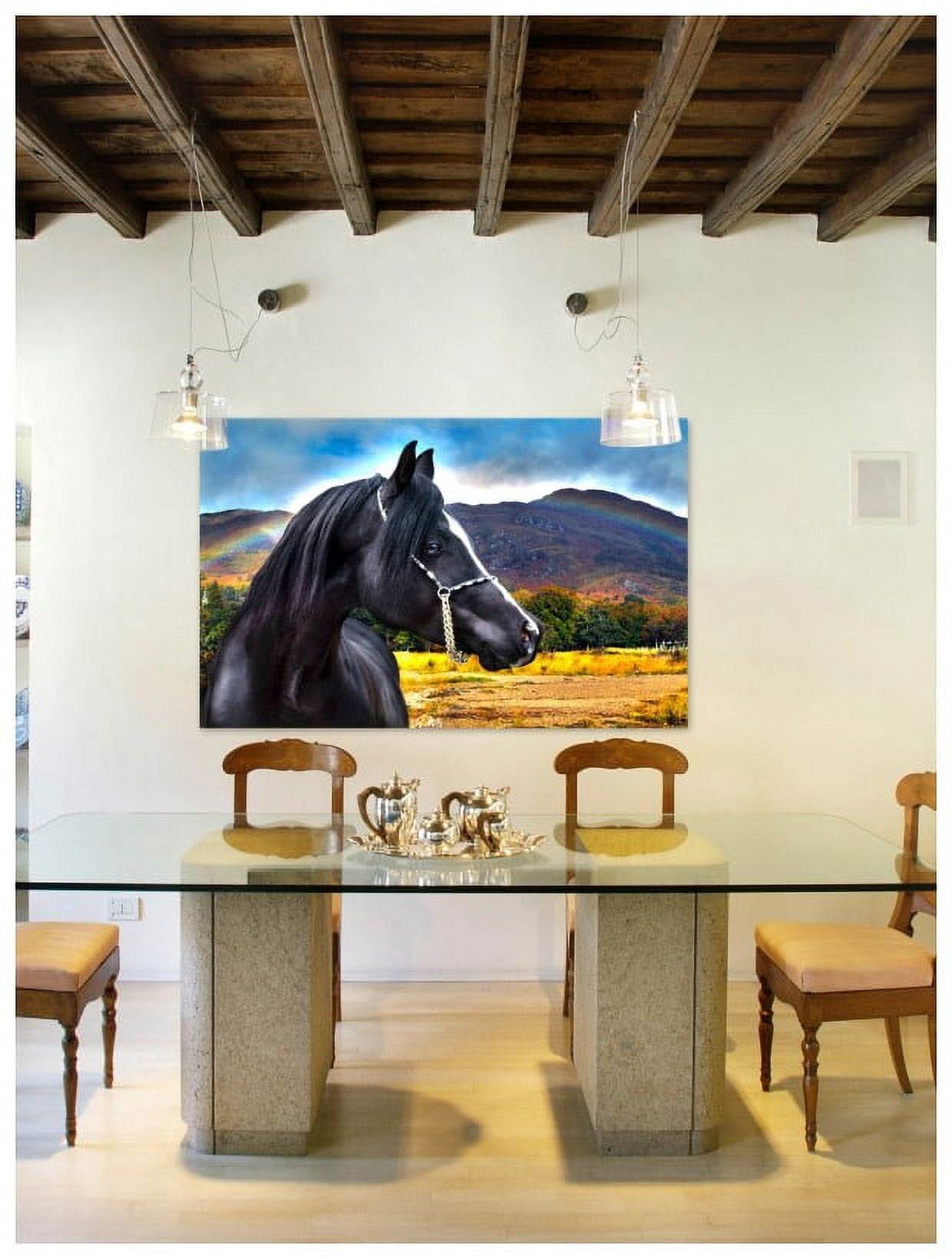 Marmont Hill "Rainbow" by Maggie Dee Painting Print on Canvas