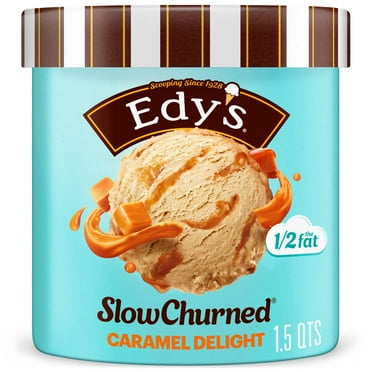 Edy's/Dreyer's Slow Churned Caramel Delight Light Ice Cream, 1.5 Qt