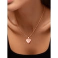 thumbnail image 3 of U7 Tree of Life Rose Gold Plated Locket Necklace Heart Pendant Necklace Personalized Memorial Gift Christmas Gifts for Women Daughter Mother's Day Valentine, 3 of 8