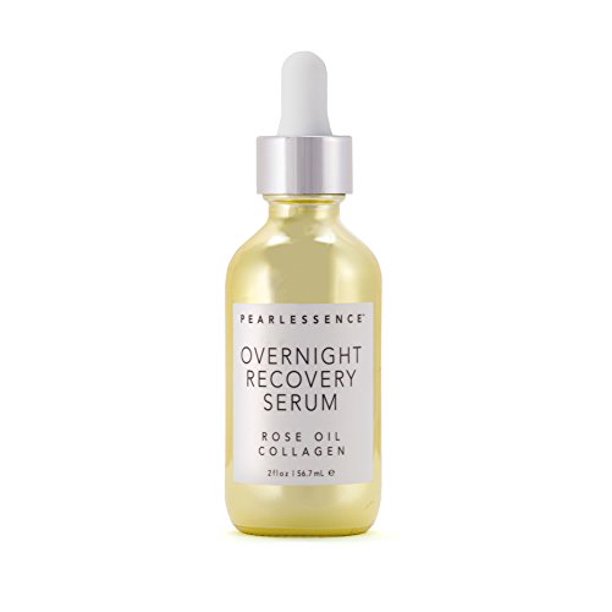 Pearlessence Overnight Recovery Serum Rose Oil Collagen Minimizes The Appearance Of Fine Lines And Wrinkles Resulting In Smoother And Hydrated Skin Walmart Com Walmart Com