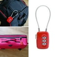 Bag Combination Lock High Grade Bag Steel Wire Lock Lock Bag Zipper Soft Wire Combination Lock