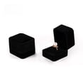 thumbnail image 5 of Caja para pulsera de gamuza negra, caja para collar, caja para colgante, caja para anillo, caja para joyería, caja para regalo, caja de embalaje, 5 of 5