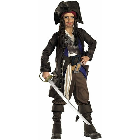 Pirates of the Caribbean Captain Jack Child Halloween Costume