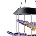 Solar Butterfly Wind Chimes For Outside,automatic Light Color Changing