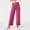 Hot Pink, variant on High Waisted Women Yoga Pants Stretchy Crop Wide Leg Casual Chino Pants Comfy Ankle Length Apparel for Everyday and Fitness Activities
