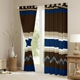 thumbnail image 3 of Homewish Modern Abstract Lines Curtains Pack of 2 (42x84 Each), Chic Stripes Ombre Curtains Blackout, Teens Child Adult Women Bedroom Curtains, Window Curtains Decor, 3 of 6