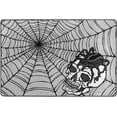 thumbnail image 4 of SKYSONIC 72x48in Spider Human Skull Area Rug, Día De Muertos Non-Slip Floor Carpet for Indoor Living Dining Room and Bedroom Area, 4 of 7
