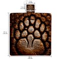 thumbnail image 2 of Paw Print Canvas Beach Blanket Picnic Mat - Oversized Outdoor Rug for Beach, Camping, and Picnics - 63 x 55 inches Large Size with Premium Material for Comfort and Durability, 2 of 6