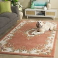 thumbnail image 3 of SAFAVIEH Aubusson Albus Medallion Area Rug, Peach/Ivory, 5' x 8', 3 of 11