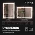 thumbnail image 6 of Eviva LED Bathroom Mirror with Lights and Anti Fog for Shower, 6 of 7