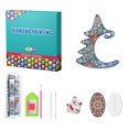 thumbnail image 2 of Pintura de diamante de Navidad Diy, taladro de punto de una cara y doble cara, pintura decorativa tridimensional de mesa, 2 of 3