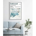 thumbnail image 2 of IDEA4WALL Framed Canvas Art Wall Decor Icebound Master Aritst John Henry Twachtman Oil Painting Impressionism Contemporary for Dorm Home Office - 16"x24", 2 of 4