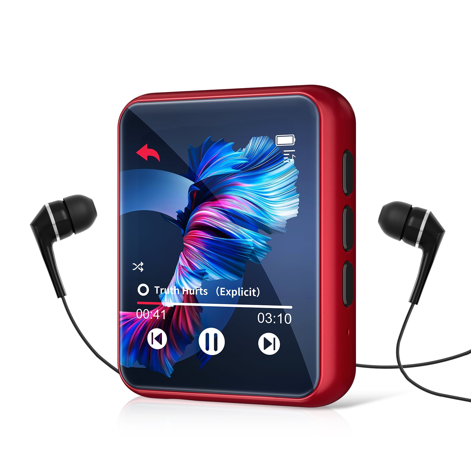MP3 Player 32GB Touch Screen JOLIKE M5 Mini Portable MP3 Player with