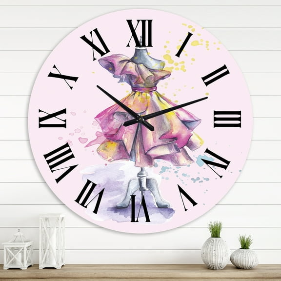 Designart 1 in Quartz French/Country Wall Clock