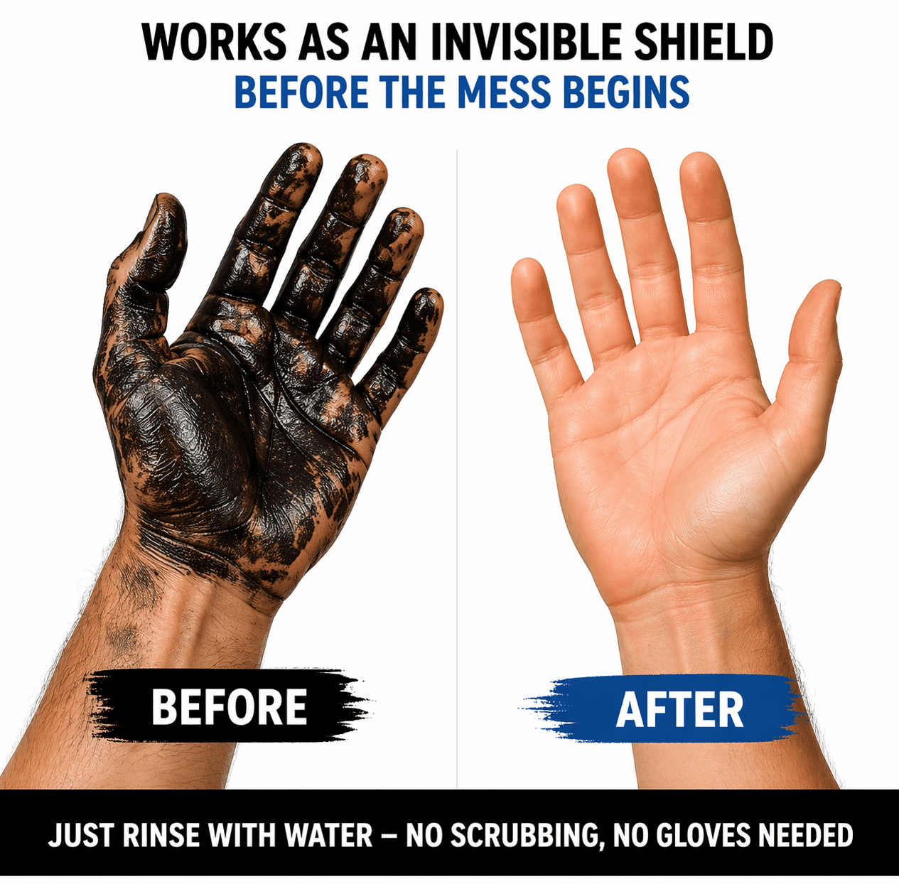 ONWEX Invisible Protective Gloves Barrier Hand Protection Gel for Auto Repair, Plumber, Chemicals, Maintenance, Automotive, Liquid Use – Clear, 600 ml