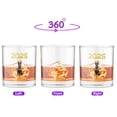 thumbnail image 2 of Happy New Year Doberman Pinscher Welcome 2025 Balloon Firework Party 11oz Whiskey Glass Mug Doberman Dog Lover Gifts Whiskey Cocktail Glasses Cup - 01014, 2 of 5
