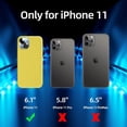 thumbnail image 6 of [5 in 1 for iPhone 11 Case 6.1 inch, with 2 Pack Screen Protector + 2 Pack Camera Lens Protector, Liquid Silicone Slim Shockproof Protective Phone Case [Microfiber Lining]… (Yellow), 6 of 14