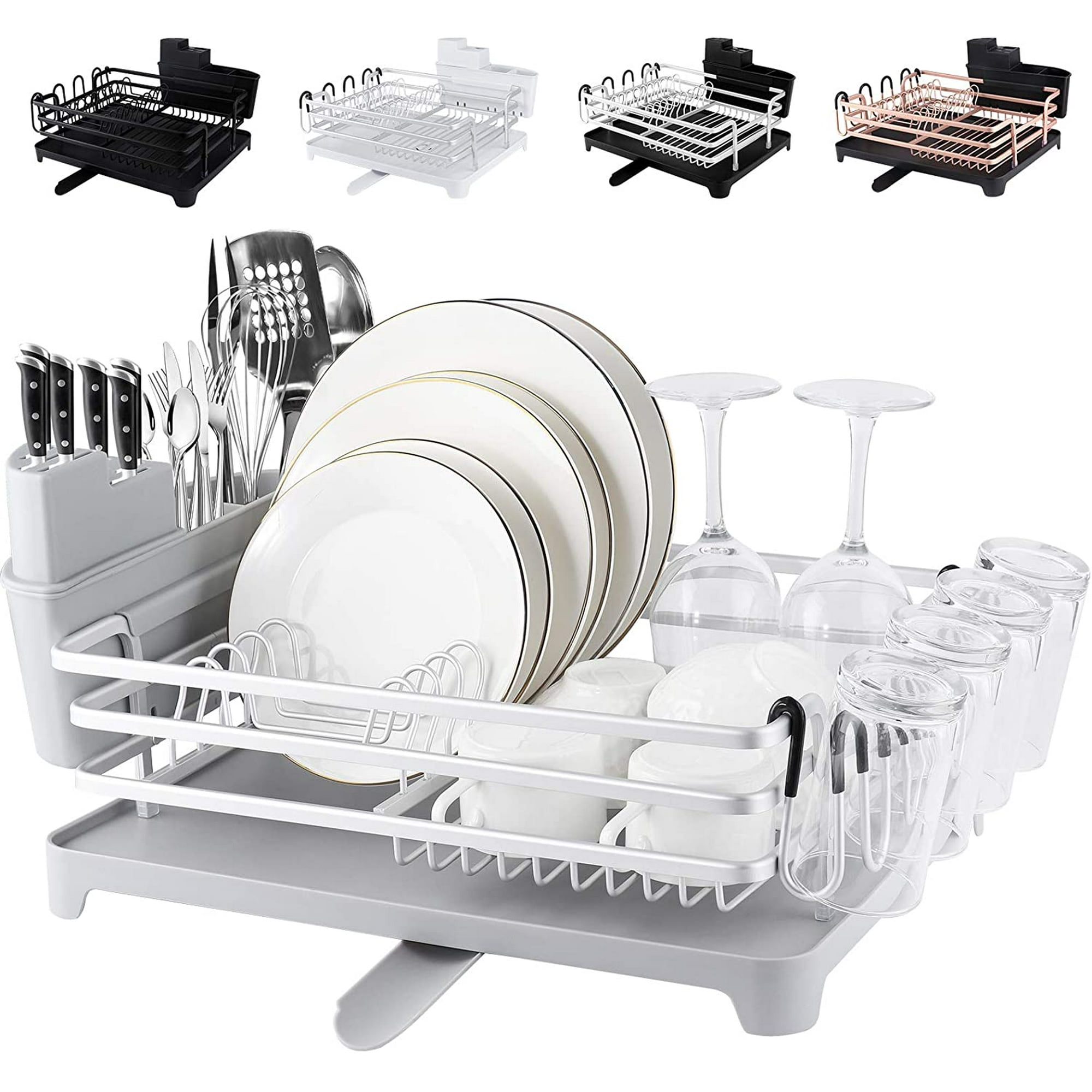 Aluminum frame dish rack sale