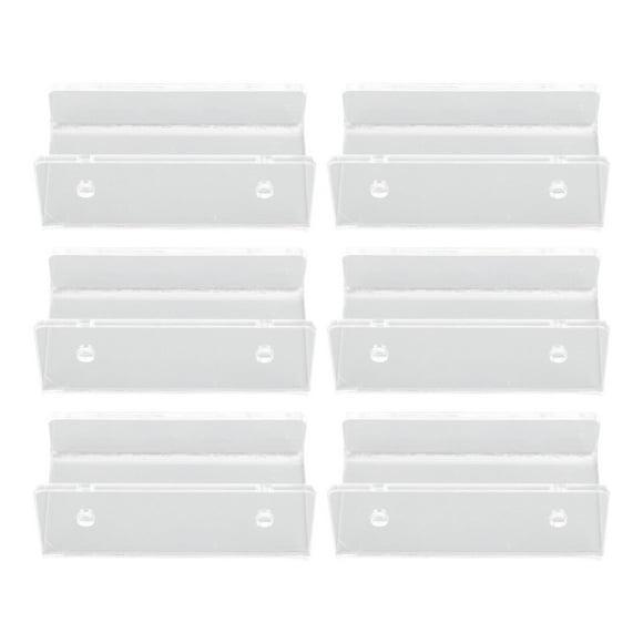 Clear Acrylic Record Shelf, Saving Space Wall Mount Vinyl Record Shelf Protect Collectibles For Bedroom For CD Albums