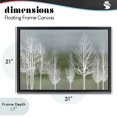 thumbnail image 4 of Stupell Industries Mid-Century White Tree Impressions Black Floating Frame Canvas Art, 31 x 21, by Kate Bennett, 4 of 8