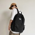 thumbnail image 4 of MesaSe Simple Casual Backpack Multilayer School Bookpack for Laptop Book (Black), 4 of 7