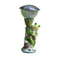 thumbnail image 2 of colaxi Frog Statue Solar Light Yard Decoration Unique Waterproof Funny Ornament Figurine Garden Decor for Patio Outside Lawn Yard Fishing Frog, 2 of 9