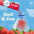 thumbnail image 3 of Crystal Light Wild Strawberry Sugar Free Drink Mix Singles with Caffeine, 13 ct On-the-Go-Packets, 3 of 5