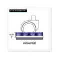 thumbnail image 2 of Performance Series AnchorBar Chair Mat for Carpet up to 1"  45 x 53, Clear, 2 of 6