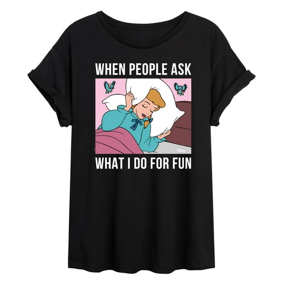 Disney Snow White & The Seven Dwarfs - Sleep for Fun - Women's Oversized T-Shirt