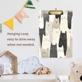 thumbnail image 4 of FORMRS Acrylic Clipboard with Low Profile Clip Standard A4 Letter Size, 12.5" x 9", White Cute Cats, 4 of 8