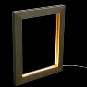 Led Picture Frame Light: USB Lighted Photo Frame Wood Photo Display for Tabletop Display Decorative Photo Frame