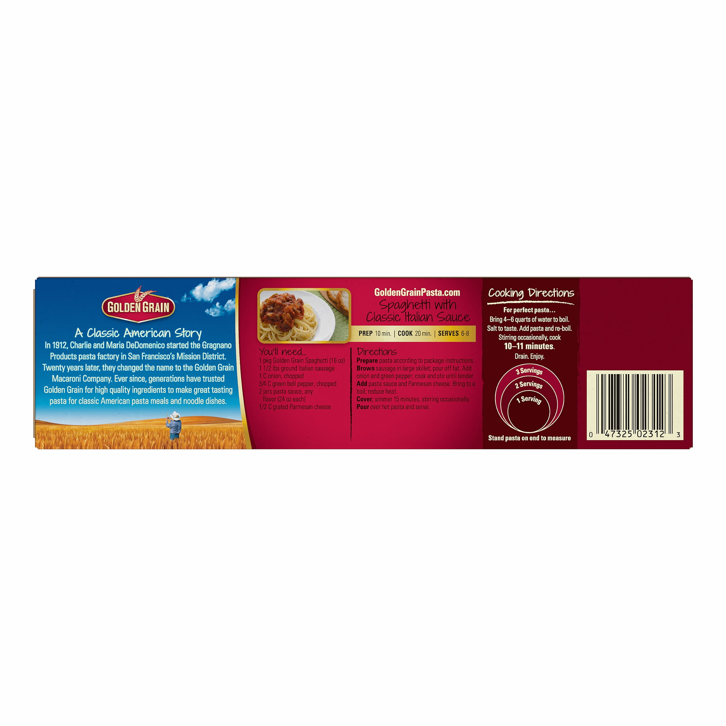 Golden Grain Mission Enriched Spaghetti, 16 oz