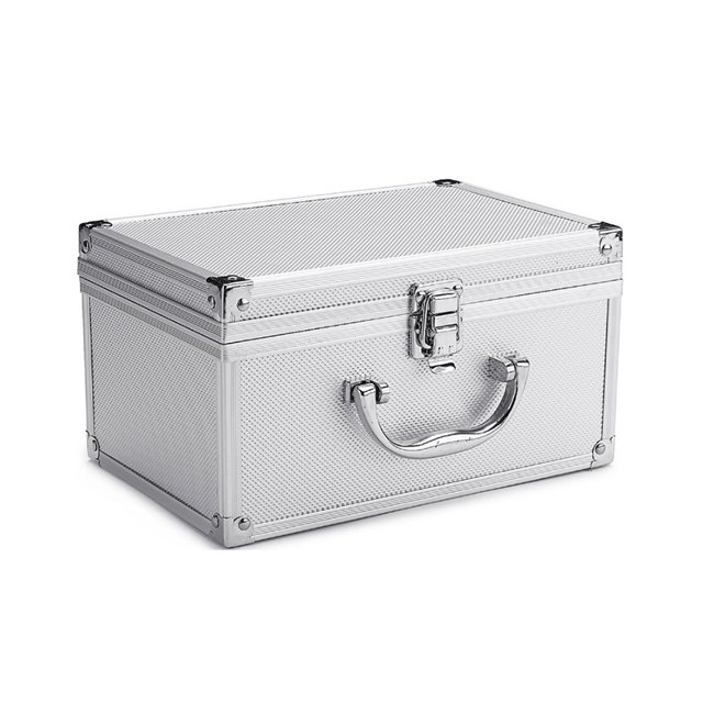 Vitrina ligera portátil del estuche que lleva de la aleación de aluminio con la guarnición de la esponja