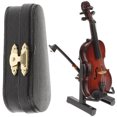 thumbnail image 3 of MasteelfCA 1 Ensemble Modèle de Violon Miniature Réaliste Accessoire Photo, 3 of 7
