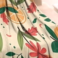 thumbnail image 3 of Oranges Flowers Beige Pattern Blanket,Comfortable Soft Flannel Throw Blanket,All Season,Warm Lightweight Blankets for Sofa Bed Couch Living Room Chair,30"x40", 3 of 4