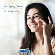 Blue Nectar Ayurvedic Anti Aging Cream for Women for Collagen Boost and Deep Moisturizer with Saffron (14 Herbs, 50g)