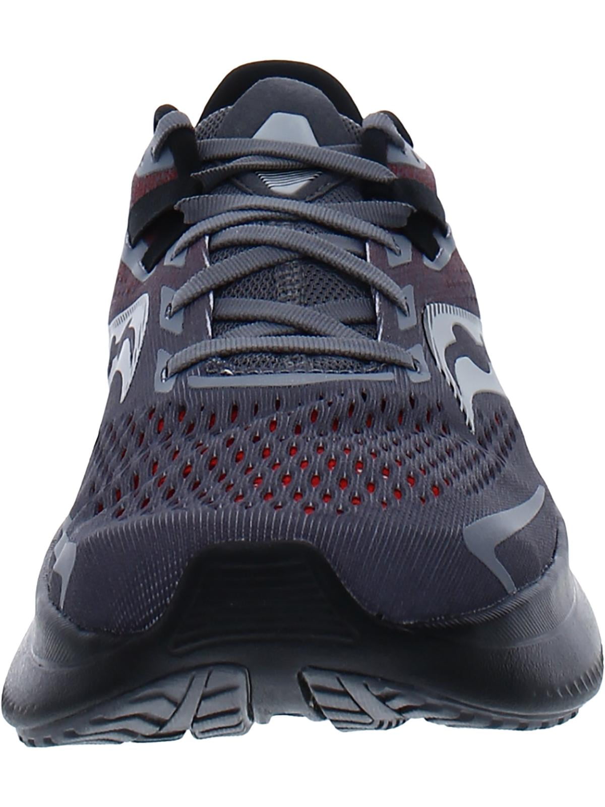 Saucony Men s Ride 15 Running Shoe Charcoal RED 8 Walmart