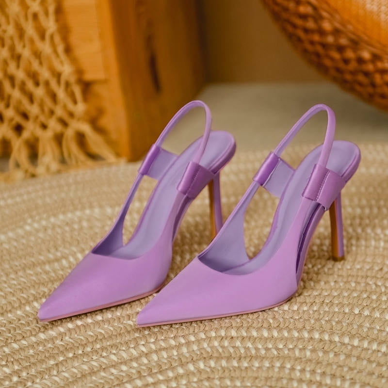 Bridesmaid Purple Shoes For Wedding High Heeled Women Party Prom Sandals -  Women's Sandals - AliExpress