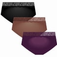thumbnail image 2 of Panty Curvation para Mujer, Amplia Cobertura Multicolor Talla TG, 3 Piezas, 2 of 5