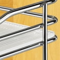 thumbnail image 6 of LYNK PROFESSIONAL 10-1/4" Wide Double Pull Out Spice Rack Organizer for Cabinet, Slide Out Shelf, Chrome, 6 of 10