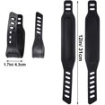 thumbnail image 3 of 2 correas para pedales de bicicleta estática, correa de pedal universal de longitud ajustable resistente que se adapta a la mayoría de los pedales de bicicleta, bicicleta estática, ciclo de ciclismo para el hogar o el gimnasio Rojo Verde, 3 of 5