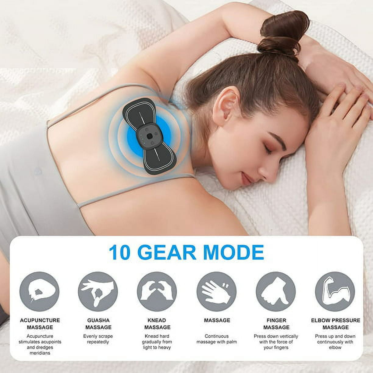 Icen Tens Machine Rechargeable Tens Unit Impulse Mini Massager