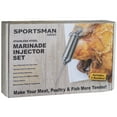 thumbnail image 3 of Sportsman Series Stainless Steel Marinade Injector Set 2 Ounce Silver Barrel, 3 of 4