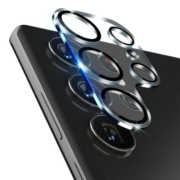 1*Pack Camera Lens Protector for Samsung Galaxy S25 Ultra, HD Tempered Glass Hardness Scratch-Resistant Case Friendly Back Camera Lens Protective Film for Samsung Galaxy S25 Ultra, Clear