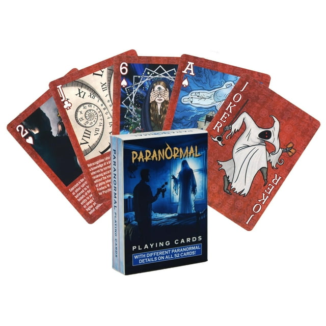 Paradise Cay Publications Inc. Naipes - Baraja estándar de 52 cartas (Paranormal)
