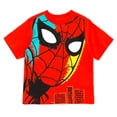 thumbnail image 4 of Marvel Avengers Spider-Man T-Shirt and Mesh Shorts Outfit Set Toddler to Little Kid, 4 of 5