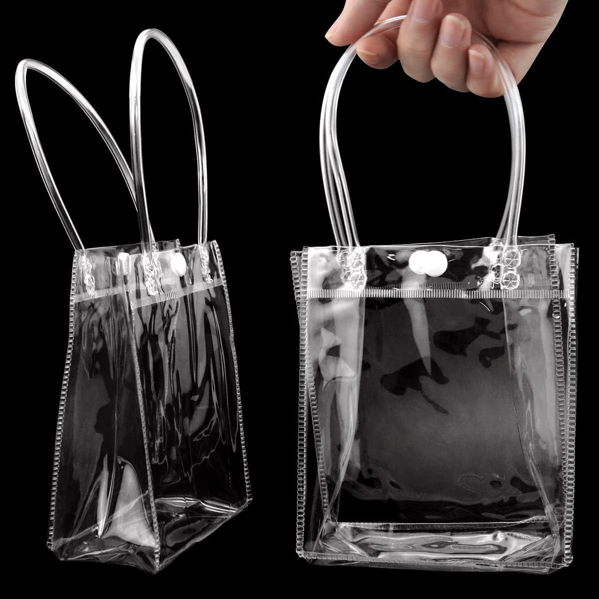 Small clear bags with handles sale