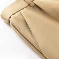 thumbnail image 6 of HILEELANG 1PC Teen Boys Girls School Uniform Pants Khaki Kids Wrinkle-Free Dress Slacks Elastic Back Waist Classic Fit Pull-On Trousers for Students 15-16Years, 6 of 7