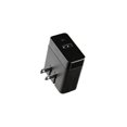 thumbnail image 1 of Rove RV01232 2.4A USB &amp; 18W USB-C TM AC Chargeur Noir, 1 of 1